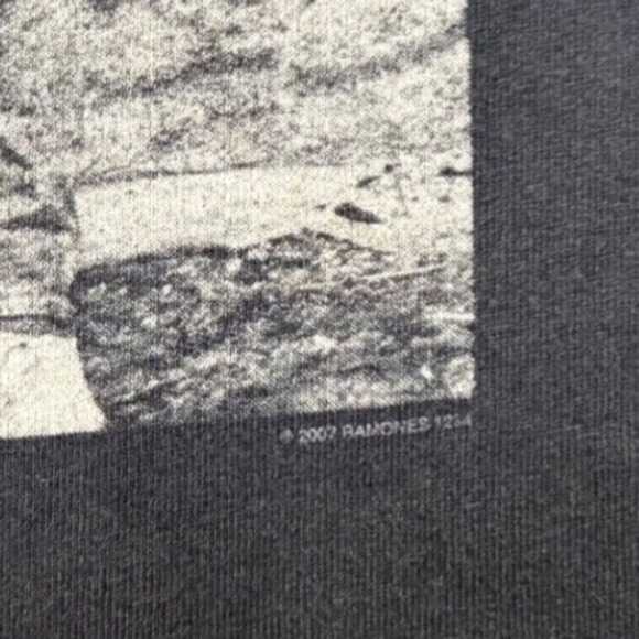 Vintage Ramones 1234 Band T Shirt Black Graphic Tee Punk Rock Concert Men's - XL - Picture 5 of 7